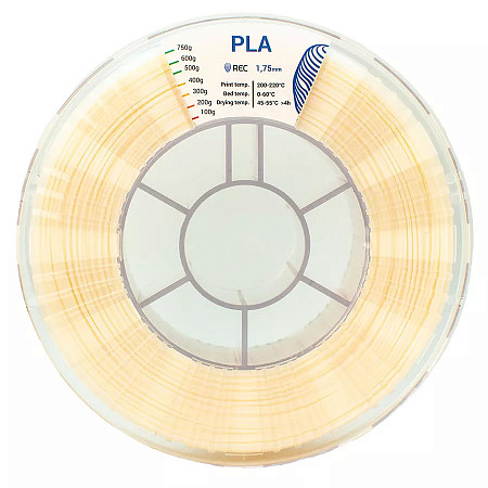 PLA-пластик REC 1,75 мм, натуральный (750 г)
