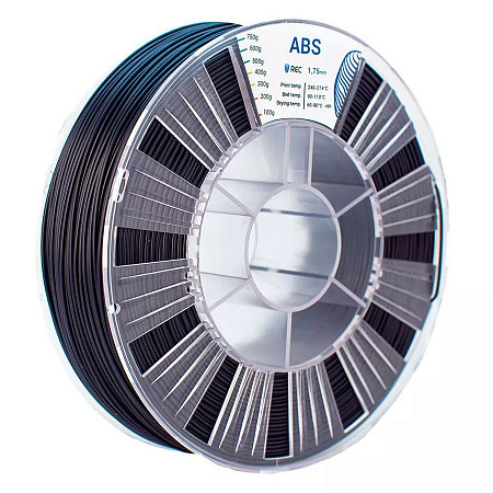 ABS-пластик REC 1,75 мм, черный (750 г)